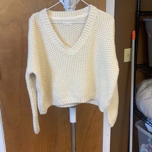 L.A. hearts meadow v neck sweater
